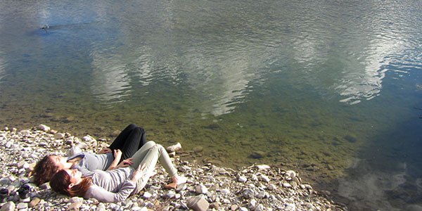 Campania Laying by the river Holiday